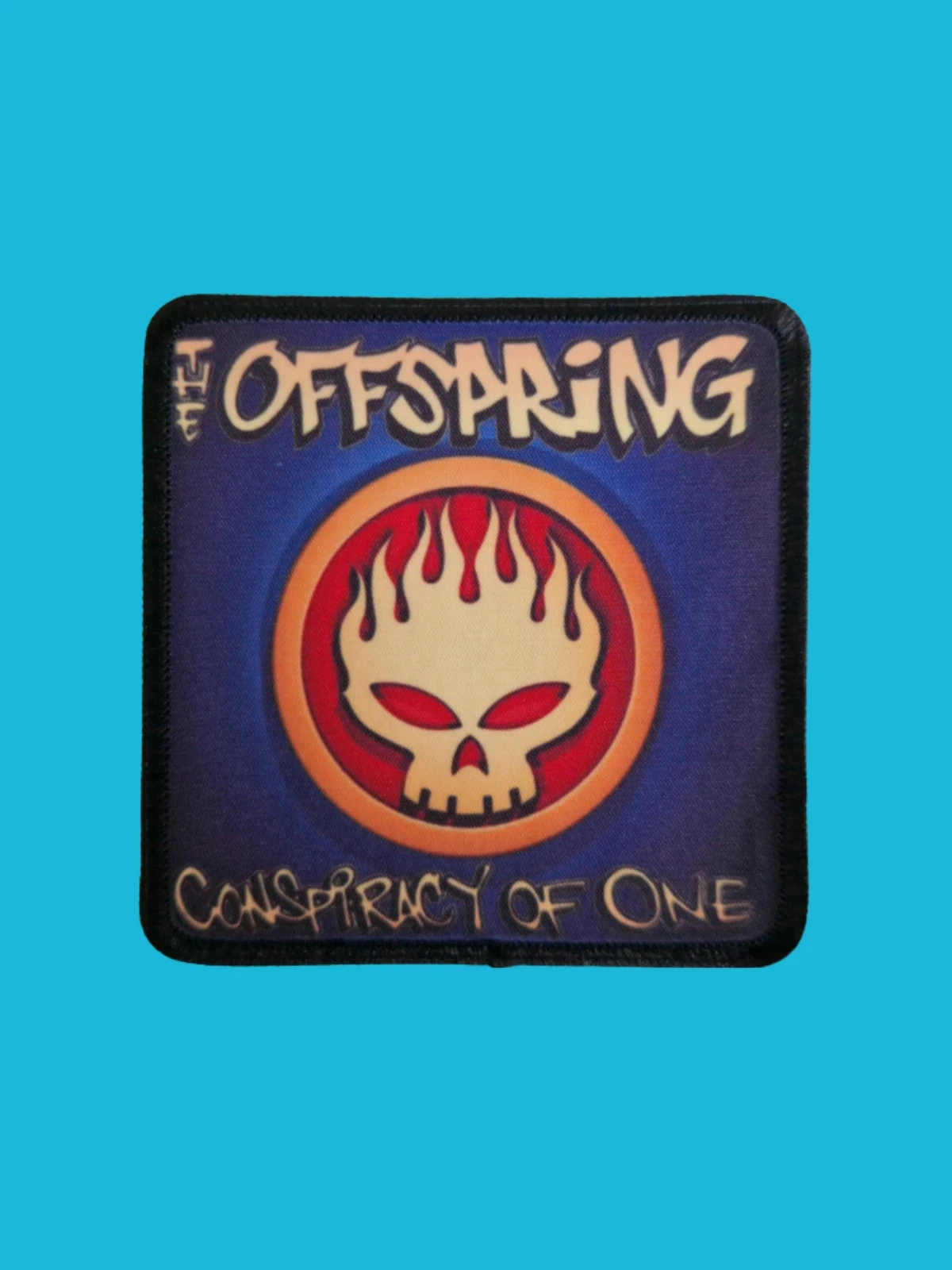 Patch The Offspring - Conspiracy of One- Imprimé - Carré de 7,5 x 7,5 centimètres